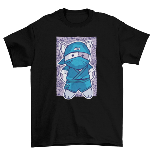 Ninja cat t-shirt